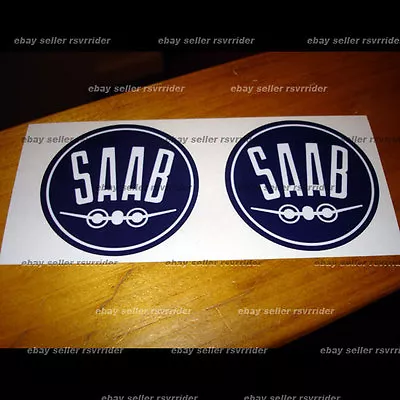 Saab Airplane Hood Emblem Decal Sticker Fits All Models • $8.50