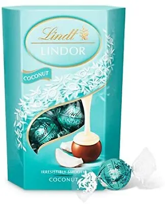 Lindt Lindor Coconut Chocolate Truffles Box Approximately 16 Balls 200 G The Id • £9.02