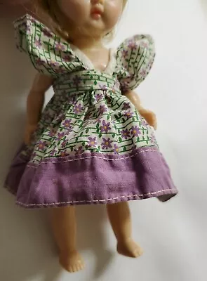 $19.99 • Buy Vintage Virga Muffie Ginny Doll Pinafore Dress, Cute Clothes