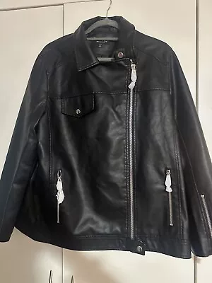 Miss Selfridge Brand New Size 16 Leather Look Jacket • £15