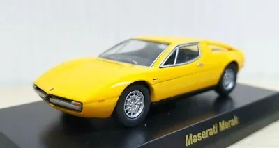 1/64 Kyosho MASERATI MERAK YELLOW Diecast Car Model • $21.59