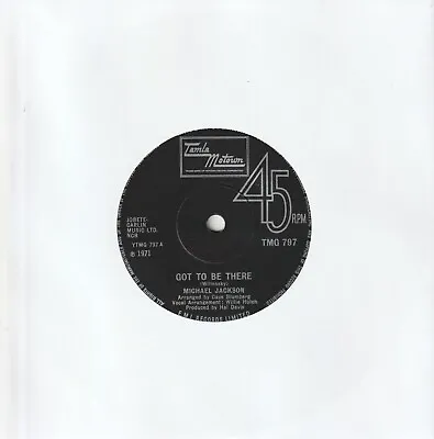 Michael Jackson - Got To Be There (Tamla Motown 1971) 7  Single • £2