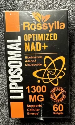 Rossylla 1300 MG Liposomal NAD+ Supplement Highest Absorption 60 Softgels • $22.75