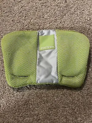 Maclaren Pushchair Head Rest Replacement Part Padding Lime Greey & Grey/silver • £2.49