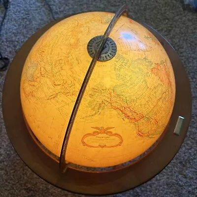 Vintage Replogle 12 Inch Diameter World Premier Series Light Up Globe On Stand • $124.95