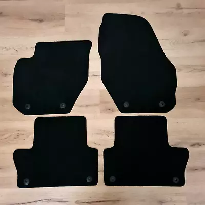 Car Floor Mats For Volvo XC 60 08-17 Velour Waterproof Black Carpet Auto Liners • $45.49