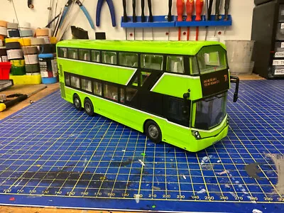 1/43 Scale 0 Gauge  Radio Controlled Singapore B8L Bus Tiny City/Tiny Hong Kong • £65