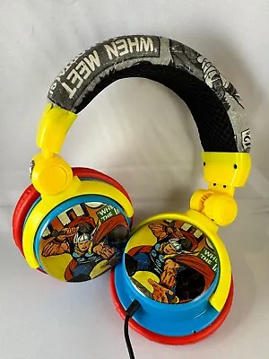 2012 IHip Marvel Comics The Mighty Thor  DJ Vintage Print Headphones Rare  • $39.99