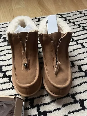 UGG Funkarra Chestnut Suede Fur Collar Zip Boot Women's US Sizes 7 NEW!1 • $80.95