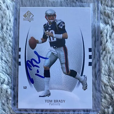 Tom Brady Autograph 2007 SP Authentic • $399