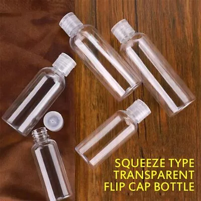 5-100ML Empty Travel Bottle Makeup Container Cosmetic Lotion Refillable Squeeze • £3.13