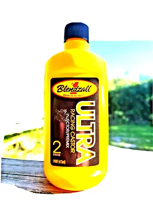 BLENDZALL ULTRA Racing Castor Pre-Mix Injector 2-Stroke 2-Cycle Engine Oil 16oz • $14.99