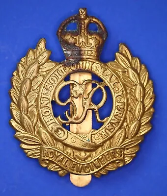£8.09 • Buy WW2 George VI Royal Engineers Cap Badge   [26334]