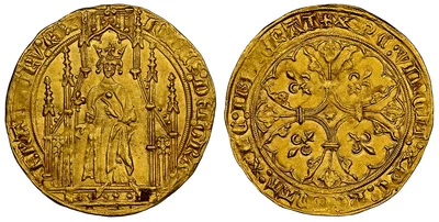 $9090.64 • Buy FRANCE. Jean II Le Bon (1350-64) AV Royal D'Or. NGC MS63 Ex Fernand David
