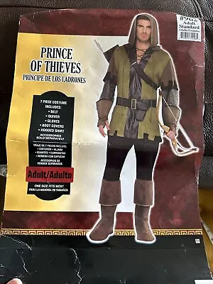 Renaissance Robin Hood Prince Of Thieves Deluxe Men Costume OS Standard • $45