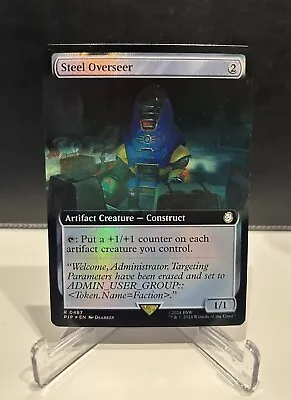 Steel Overseer - Extended Art Foil - Magic: The Gathering MTG Fallout • $3.99