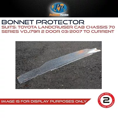 Bonnet Protector Fits Toyota Landcruiser 70 Series Chassis VDJ79R 2Door 03/2007 • $116.99