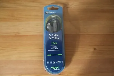 Bandridge VL6600 S-Video Male To S-Video Male 1.5m Video Cable • £2.50