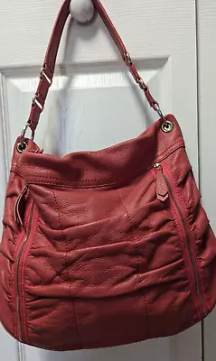 Cole Haan Coral Leather Shoulder Bag Purse • $28.99