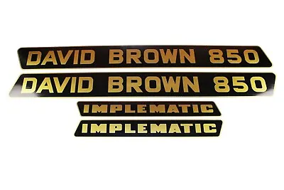 Bonnet Badge Decal Type (adhesive); David Brown 850 Implematic Tractor • £42.94