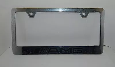 Chrome License Plate Frame For AMG Mercedes-Benz  R12761 • $31.96