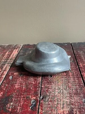 Antique Pewter Candy Mold Lady’s Hat E & Co #1006 • $32.99