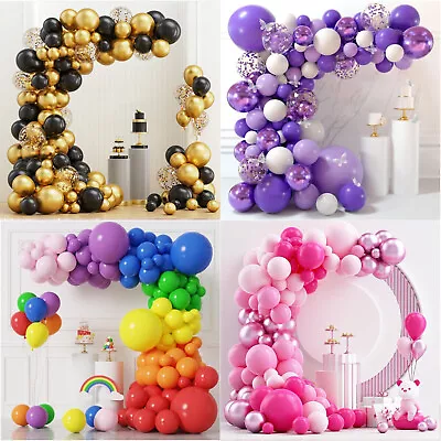 Balloon Arch Kit +Balloons Garland Birthday Wedding Party Baby Shower Decor UK 2 • £8.79
