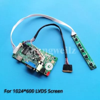 DIY Kit For HSD089IFW1-A00/A01/A02 VGA HDMI 40Pin Controller Board 1024*600 LVDS • $23.03