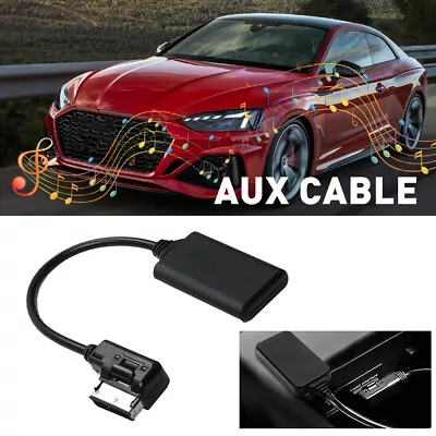 AMI MMI Bluetooth Music Interface AUX Audio Cable Adapter For Audi A5 A6 A8 Q7 • $14.99