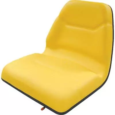 Universal Yellow Michigan Style Deluxe Cushion Seat W/ Slide Track TMS111YL • $134.99
