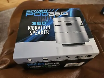 Power Pod 360 Vibration Speaker Turns Anything Into A Speaker • $30
