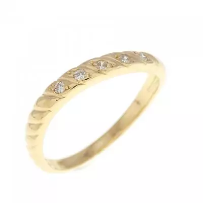 Authentic K18YG Diamond Ring  #260-006-137-9817 • $426.70