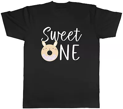 Rabbit Bunny Donut Mens T-Shirt Sweet One Unisex Tee Gift • £8.99