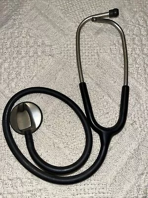 Vintage STETHOSCOPE Black Tube Missing 1 Ear Cover Piece • $5.99