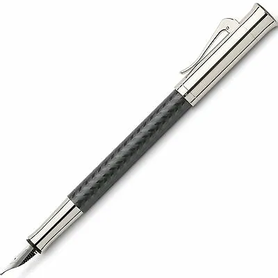 Graf Von Faber Castell Guilloche Chevron Medium Fountain Pen (#146600) • $325