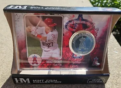 Mike Trout Highland Mint Silver Plated Coin Angels Limited Edition /5000 MLB • $15