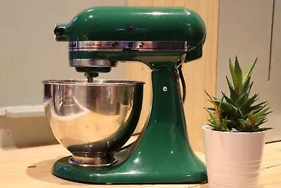 £250 • Buy KitchenAid Tilt Head Stand Mixer - Canopy Green. Working Order + All Attachments