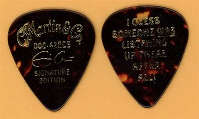 Eric Clapton Vintage Tour Guitar Pick - 2000 Martin Signature Series • $9.99