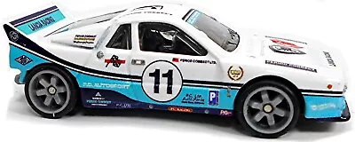 Hot Wheels Blue & White Lancia Rally 037 Period Correct RLC Collectible Car • £100