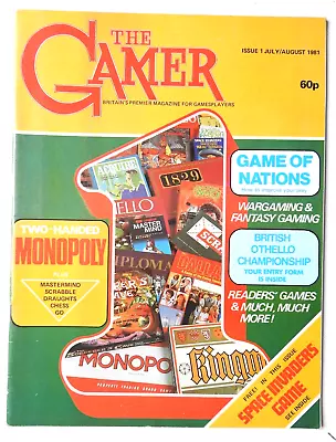 Gamer Magazine #1  From Jul/Aug 1981 Vintage Wargaming Fantasy Board Games Etc • $8.83