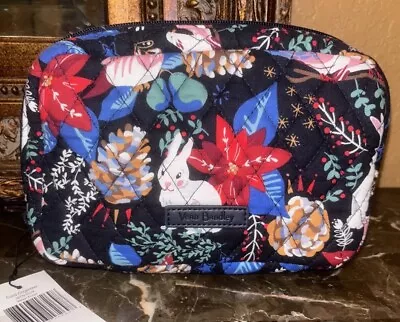 Vera Bradley Cord Organizer Tech Case In Winter Forest Rabbits 8.0  W X 5.0  H • $42