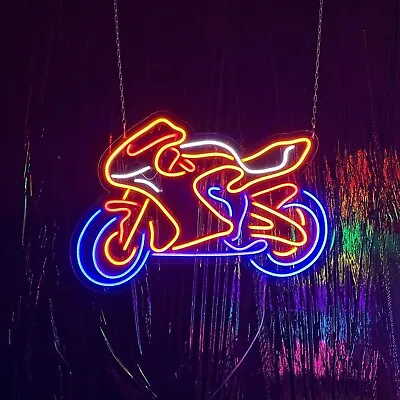 22 X14  Motorcycle Flex LED Neon Sign Light Party Gift Club Store Shop Bar Décor • $179.99