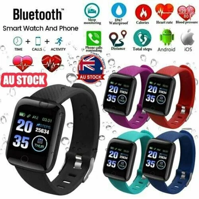 $12.06 • Buy Smart Watch Band Sport Activity Fitness Tracker For Kids Fit For Android IOS RR