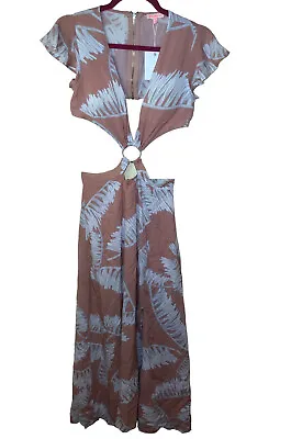Solaris Style Cut Out Side Slit Maxi Dress Size S  • $19