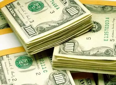 $11.99 • Buy CASH MONEY STACKS GLOSSY POSTER PICTURE PHOTO BANNER PRINT 100 Bills Old 5893