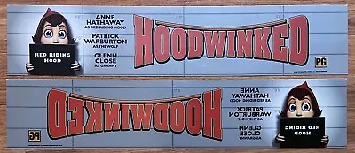 📽 Hoodwinked (2005) - Double-Sided - Movie Theater Mylar / Poster 5x25 • $12.99
