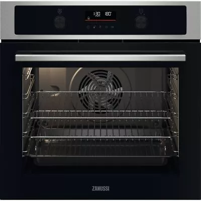 Zanussi ZOCND7XN Series 20 FanCook Built In 59cm Electric Single Oven Black / • £398