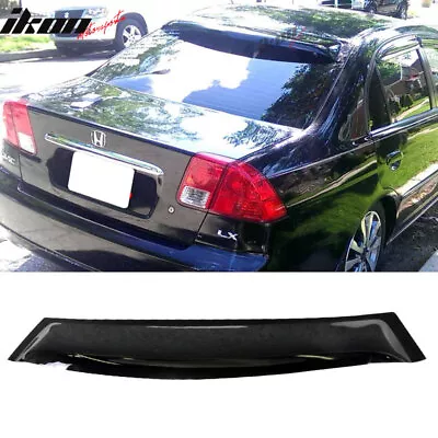 Fits 01-05 Honda Civic ES Sedan OE Style Rear Window Roof Spoiler Wing Acrylic • $42.98