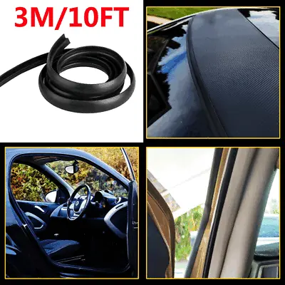 $12.99 • Buy For Honda Models Car Windshield Weather Seal Rubber Trim Molding Cover 10 Feet