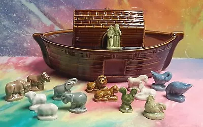 Noah's Ark Wade England With Original 15 Figurines RED ROSE TEA FULL SET • $99.95